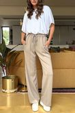 Made in Italy Cricket City Seamed Jogger Latte
